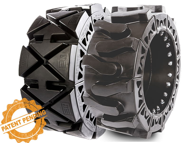 Evolution Wheel Solid vs Foam Filled Skid Steer Tires